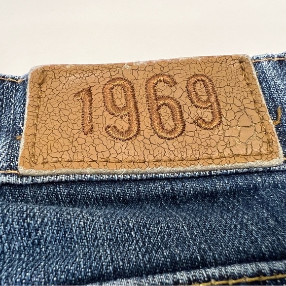 1969 Gap Jeans Women 12A Boot Cut Jeans Medium Wash Ankle Length Stretch Logo - Picture 7 of 11